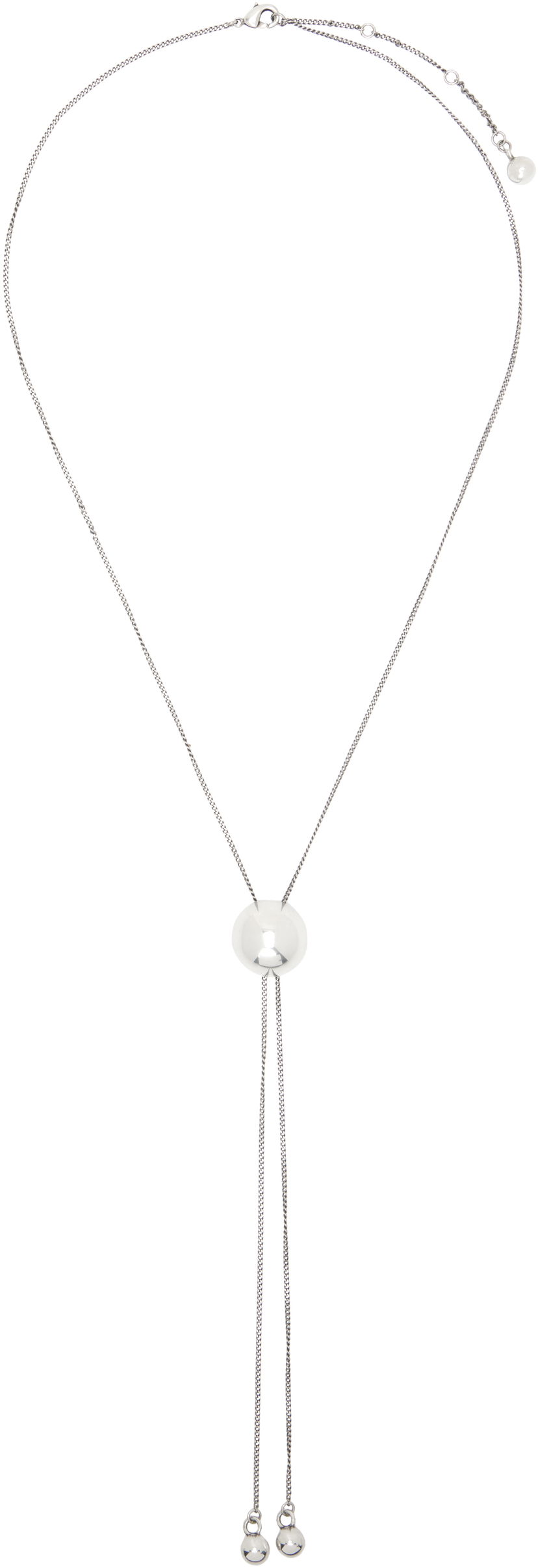 Ogrlica LEMAIRE Bolo Tie Pendant Necklace Metalik | JW0089 LO036