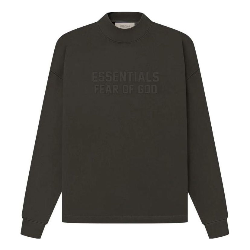 Dukserice Fear of God Essentials Relaxed Crewneck Logo Sweater Zelena | FOG-SS23-025