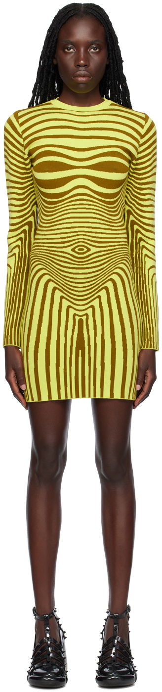 Haljina Jean Paul Gaultier Jean Paul Gaultier 'The Body Morphing' Minidress Žuta | 23/12-F-RO058-M046-4144
