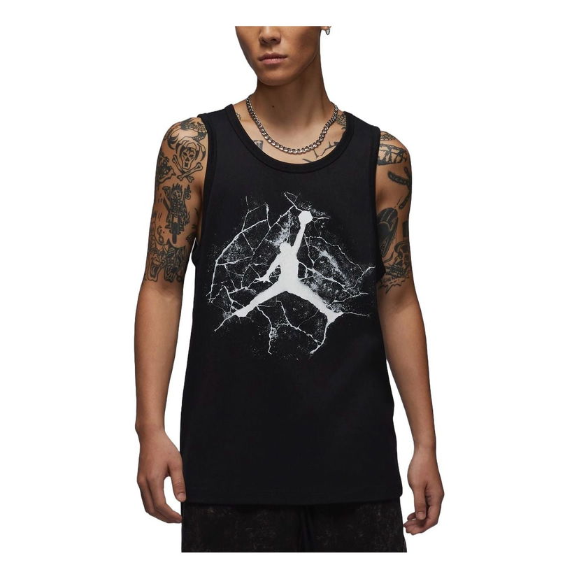 Majica bez rukava Jordan Air Jordan Shattered Graphic Tank Crna | FZ1942-010