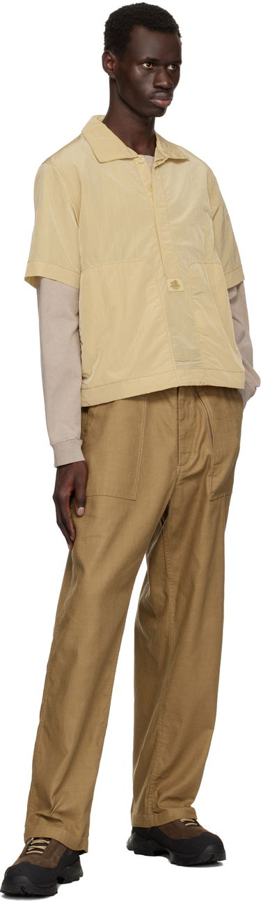 Polo majica Ranra RANRA Foreger Shiny Nylon Polo Bež | AMSS25PO02551, 3