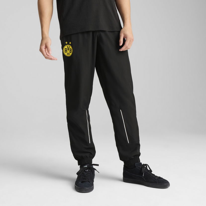 Trenirka Puma Borussia Dortmund ftblARCHIVE Men's Training Pants Crna | 779109_02