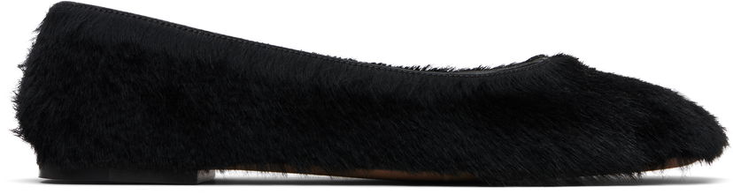 Odjeća The Row The Row Square Ballerina Flats Crna | F1598-L315