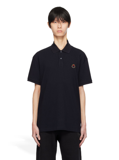 Polo majica Moncler Genius x Palm Angels x Polo Tee Crna | I209L8A00002M3588