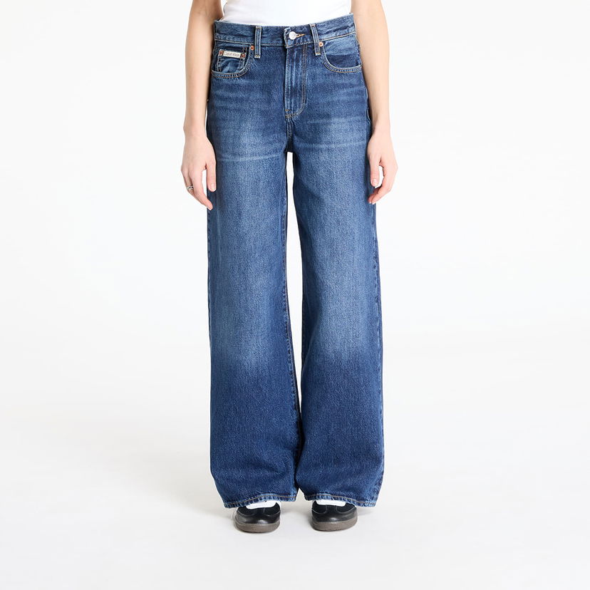 Jeans CALVIN KLEIN Calvin Klein Jeans The Wide Leg Tinted Jeans 31 Plava | LV047B933G VSM