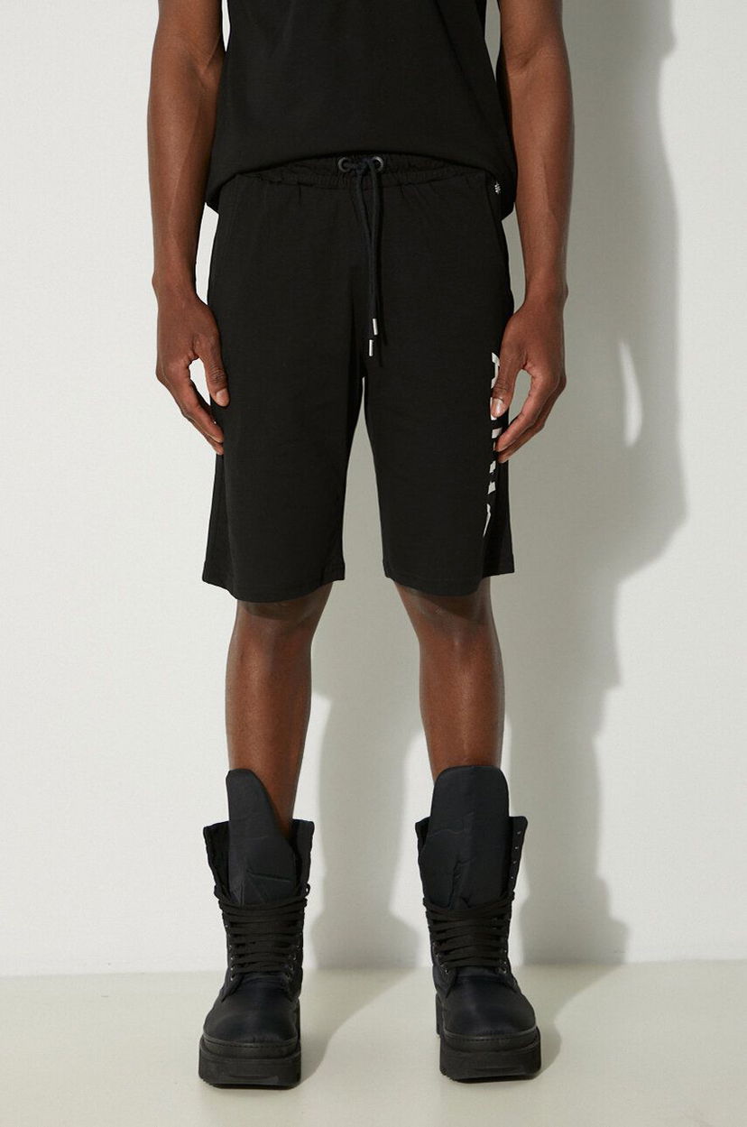 Kratke hlače Alpha Industries Jersey Short Crna | 116366.03