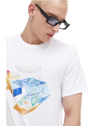 Majica kratkih rukava Converse Star Chevron Ocean Tee Bijela | 10024746.A02
