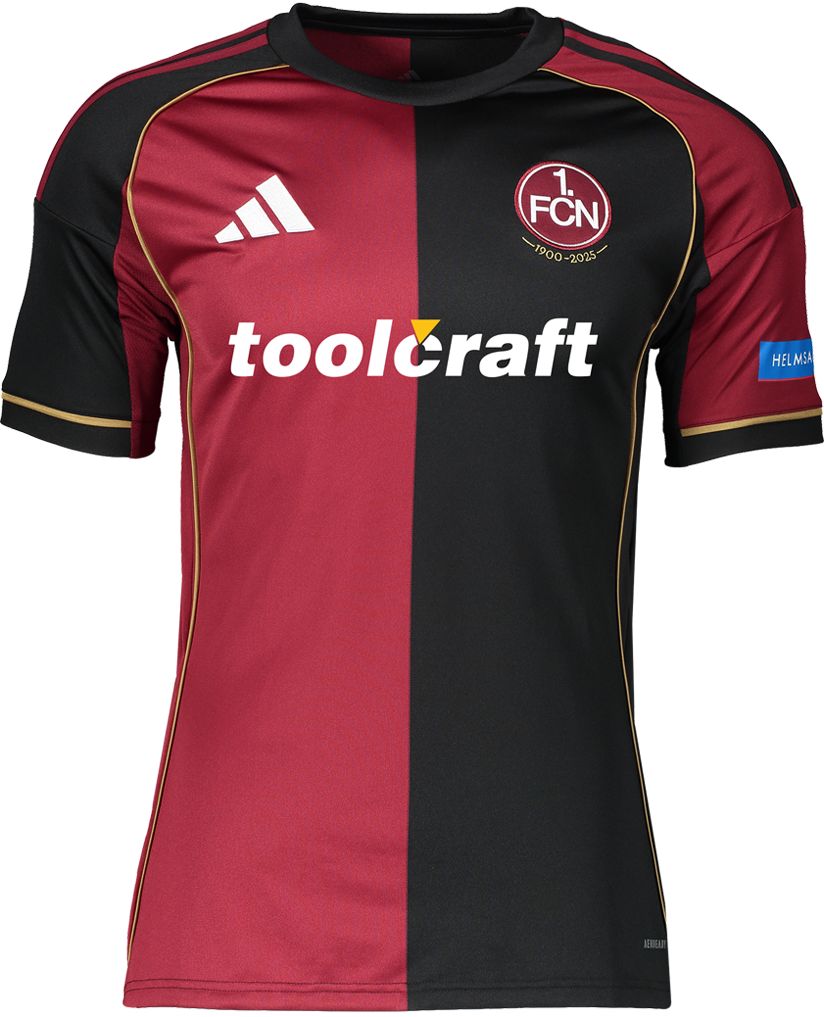 Dres adidas Originals 1. FC Nürnberg Home Jersey 2025/26 Crvena | 6fcnjj2751