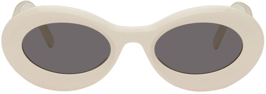 Sunčane naočale Loewe Off-White Loop Sunglasses Bež | LW40110U@5025A, 0