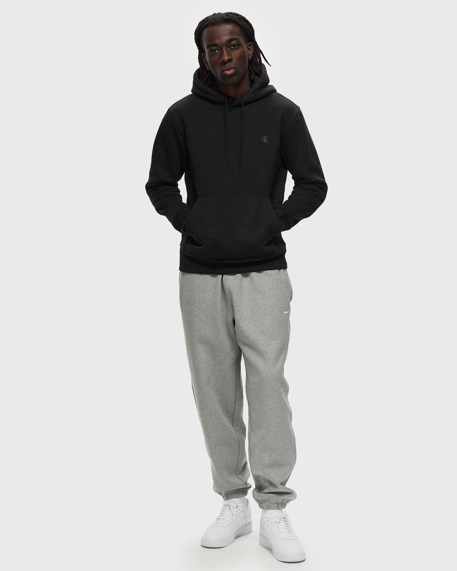 Dukserice CALVIN KLEIN HEAVY TERRY HOODIE Crna | J30J326459BEH, 1