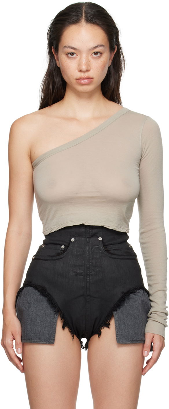 Majica kratkih rukava Rick Owens Porterville Ziggy T-shirt Bijela | DS02D2216 BH
