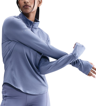 Majica kratkih rukava Nike Swift Long Sleeve Half-Zip Top with Thumbholes Plava | hq0499-499, 0