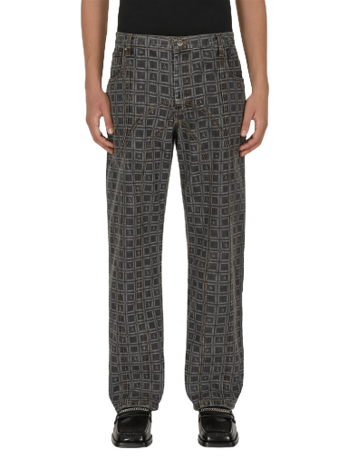 Jeans Ahluwalia Kalonji Low Rise Jeans Siva | M-AHLU-DE003-AW22-FA61 CH