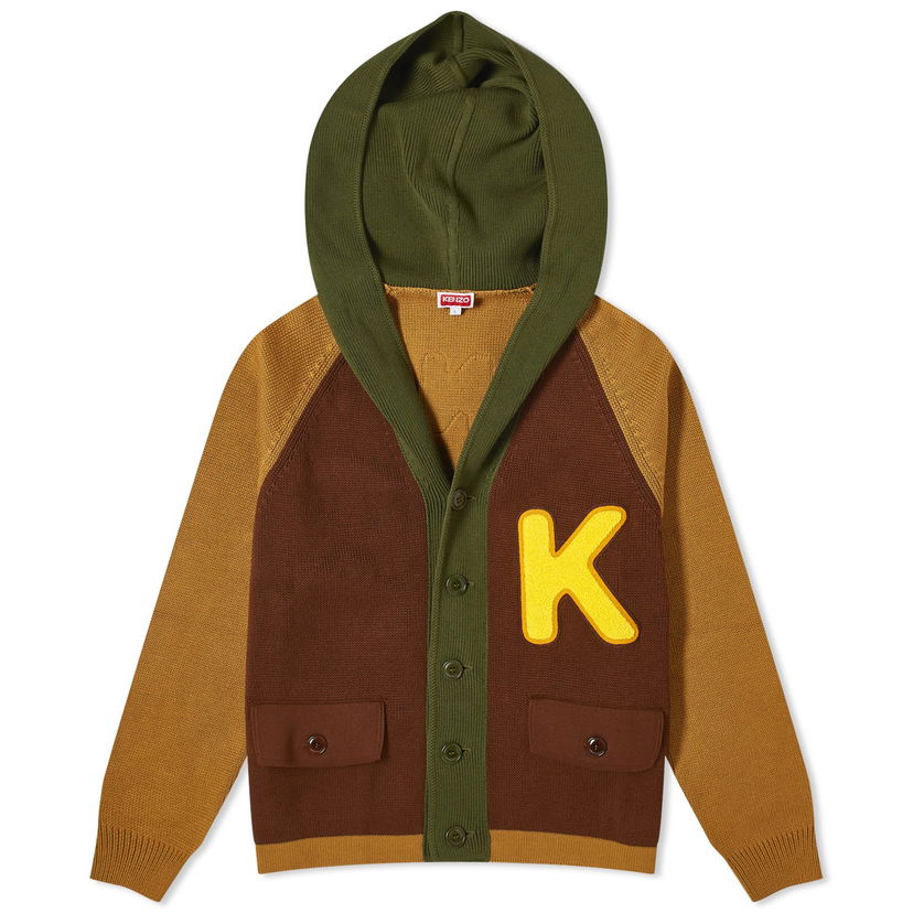 Džemper KENZO Colour Block Cardigan Smeđa | FE55CA4383BI-14