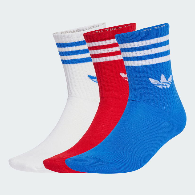 Čarape adidas Performance 3-Stripes Crew Socks - 3 Pairs Višebojno | JZ4942
