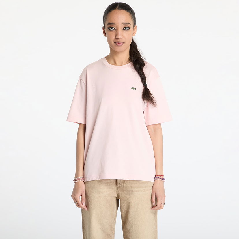 Majica kratkih rukava Lacoste Lacoste Soft Cotton T-Shirt Ružičasta | TF7215 ADY