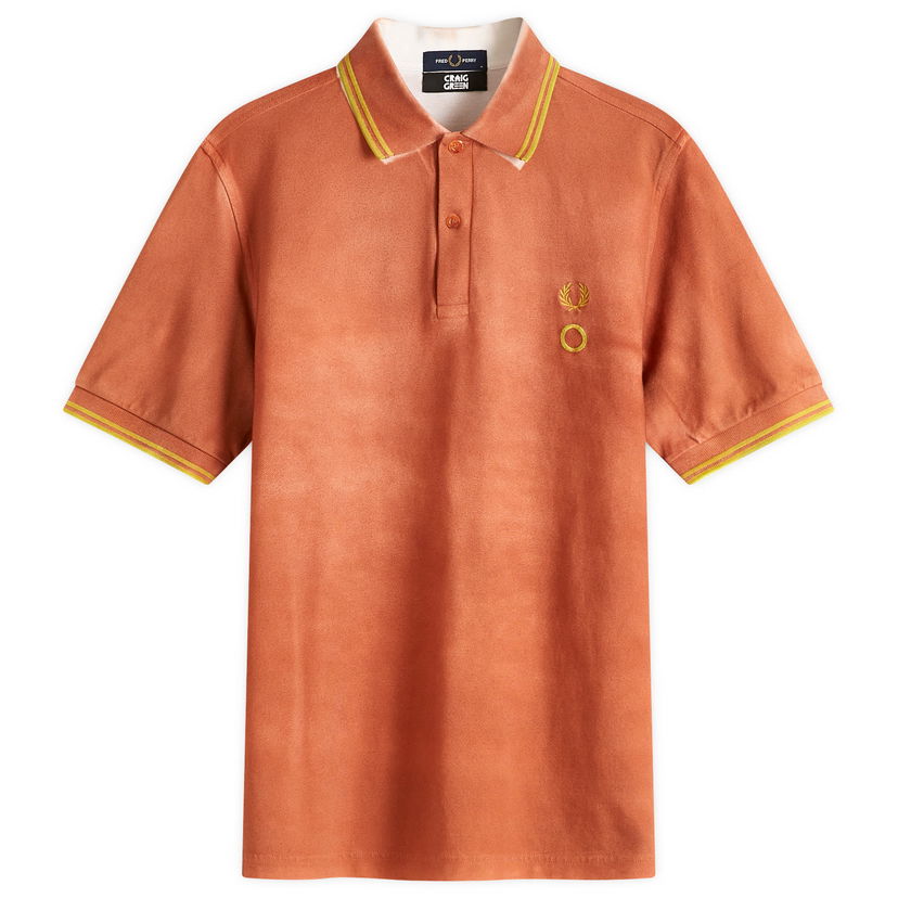 Polo majica Fred Perry Craig Green Tennis Polo Shirt, Size Large Narančasta | SM9150-Z38