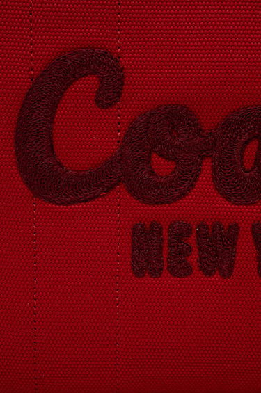 Tote bag Coach Red Canvas Tote Bag Tamnocrvena | CP158, 3