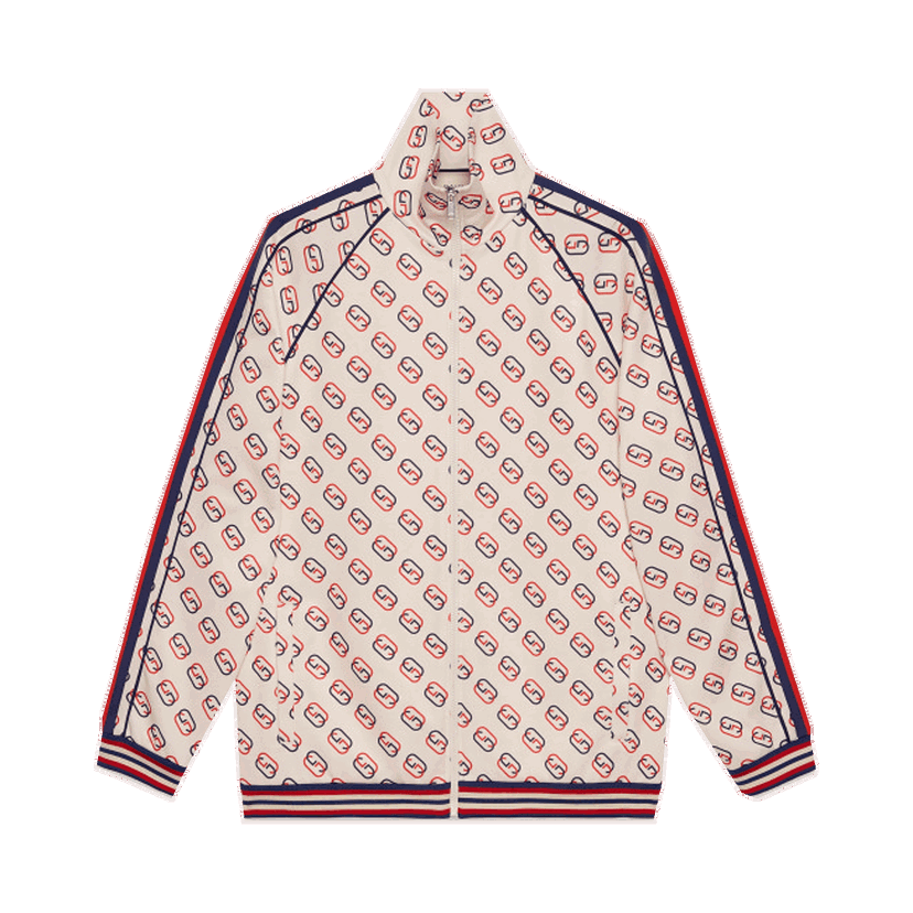Bomber jakna Gucci Gucci Interlocking GG Track Jacket Bež | 575737 XJBA7 9744