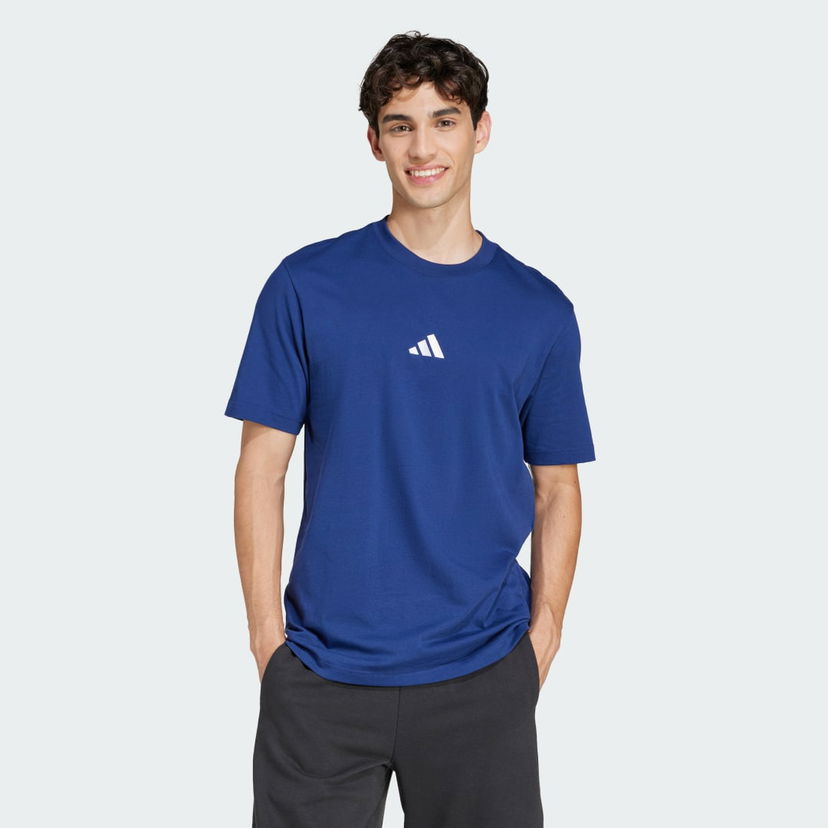 Majica kratkih rukava adidas Performance Essentials Small Logo Jersey T-Shirt Plava | JF1093