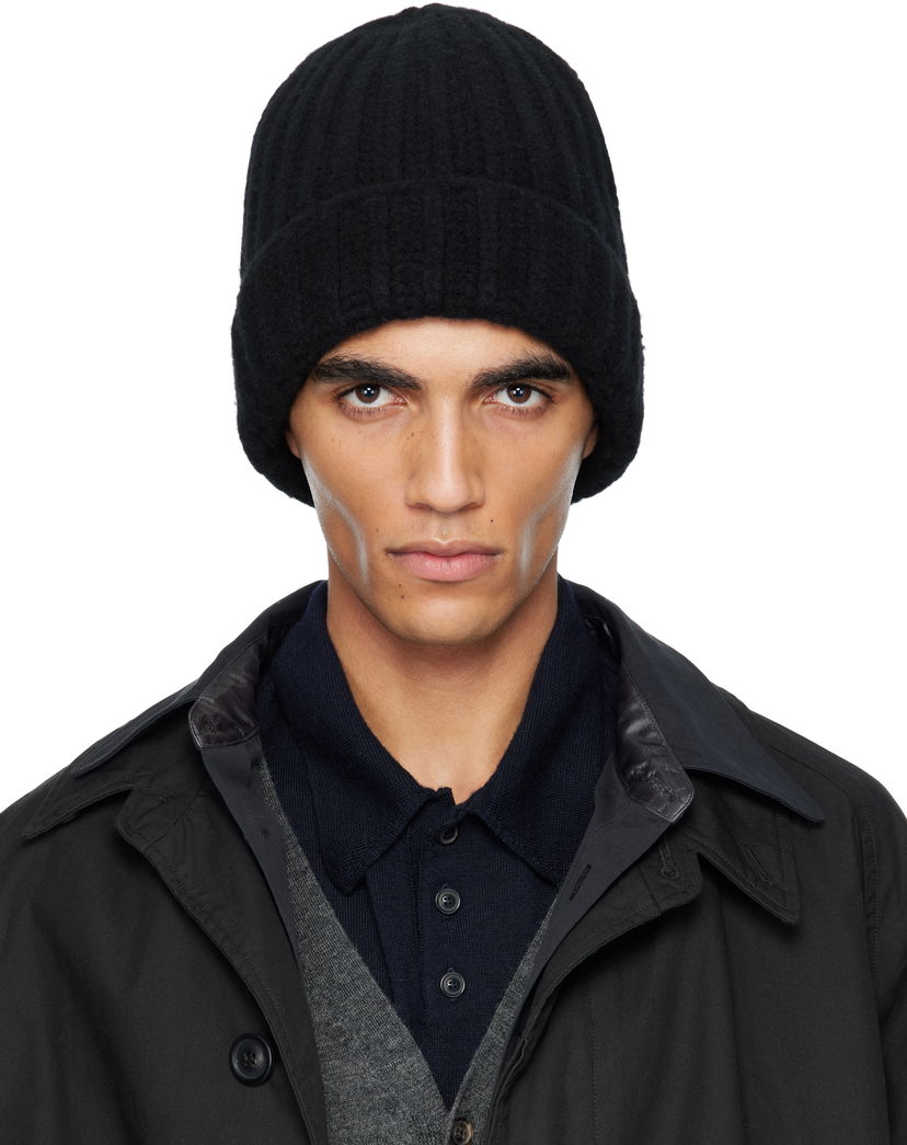 Kapica Maison Margiela Maison Margiela Felted Wool Beanie Crna | S50TB0009 M13091