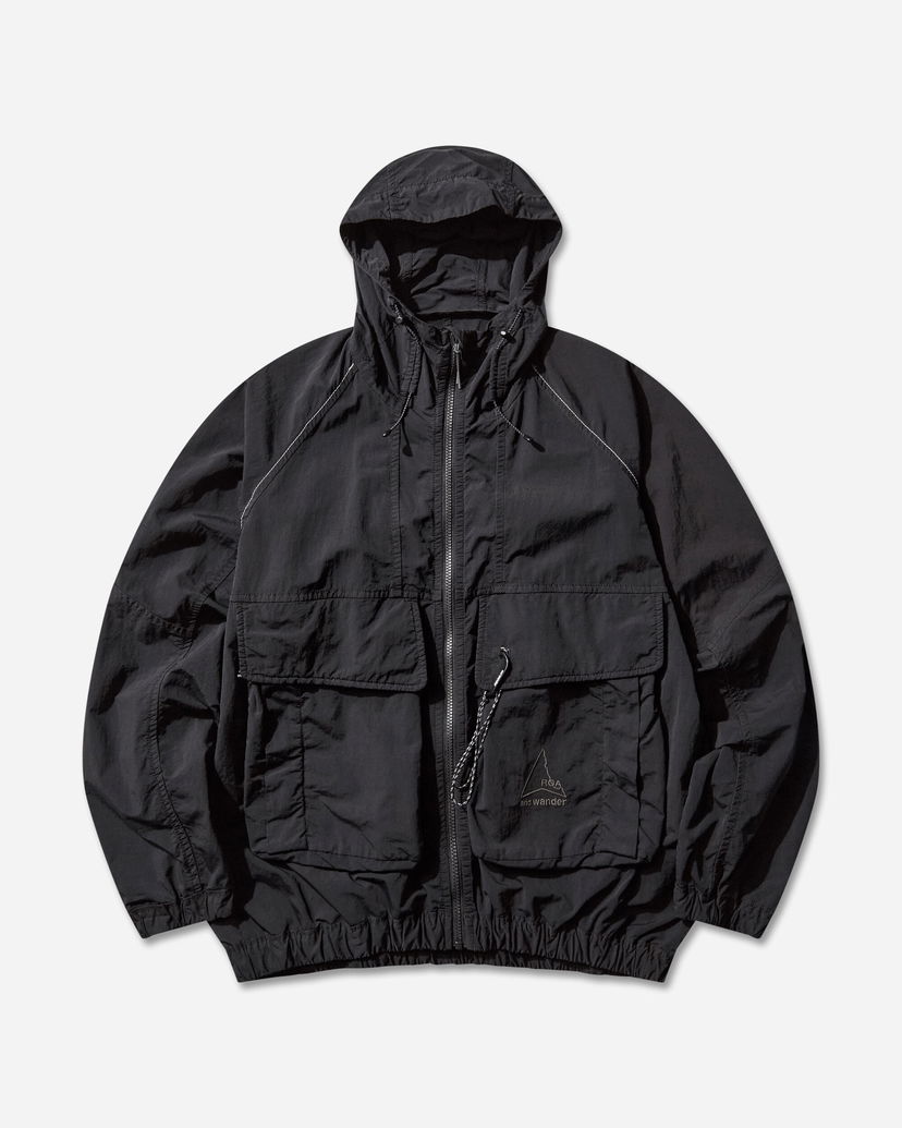 Vjetrovka ROA Garment-Dyed Nylon Hooded Jacket Crna | 5745221536 10