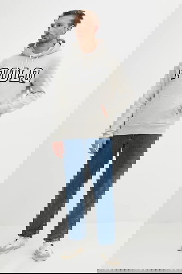 Dukserice Polo by Ralph Lauren Polo Ralph Lauren Fleece Hoodie with Applique Logo Siva | 710972664, 1