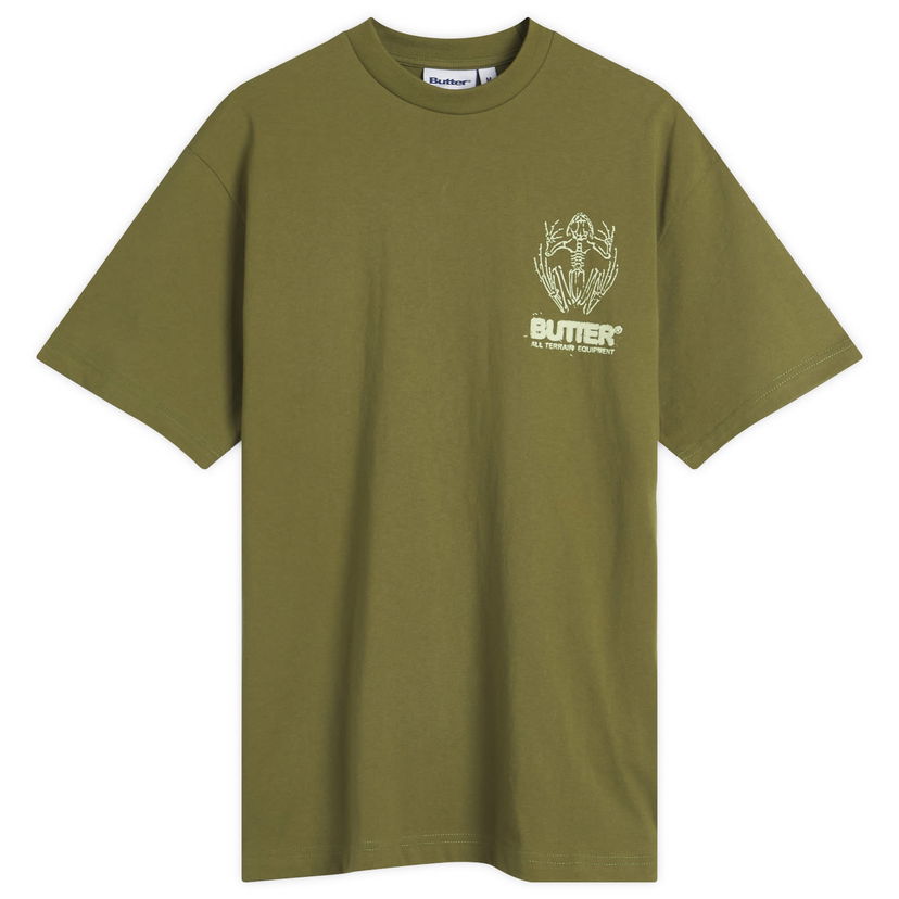 Majica kratkih rukava Butter Goods Fossil Tee Large Zelena | BG252113-MOS