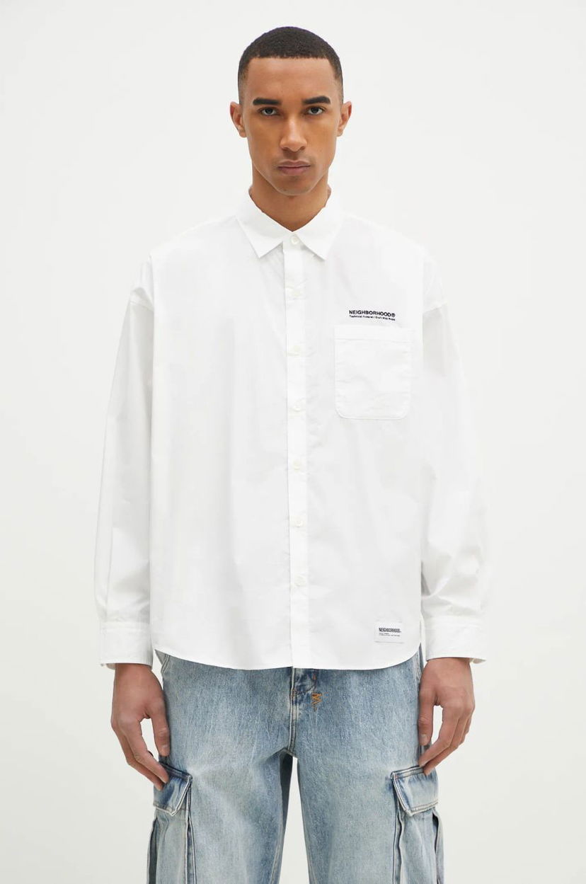 Košulja Neighborhood NEIGHBORHOOD Relaxed Fit Shirt Bijela | 242SPNH.SHM03