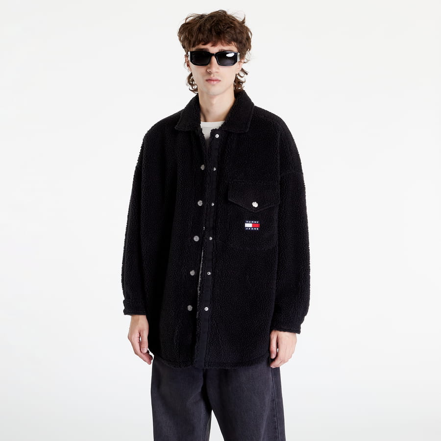 Jakna Tommy Hilfiger Jacket Oversized Sherpa Crna | DW0DW14458 BDS, 0
