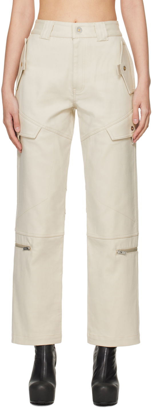 Cargo hlače Dion Lee Tactical Cargo Pants Bež | C2179PS24