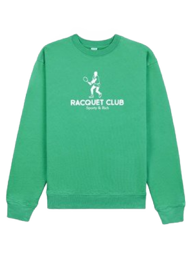 Dukserice Sporty & Rich Racquet Club Crewneck Zelena | CR654GS
