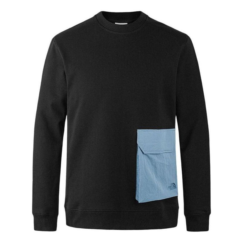 Džemper The North Face Crew Hybrid Pocket Sweater Crna | NF0A87UT-JK3