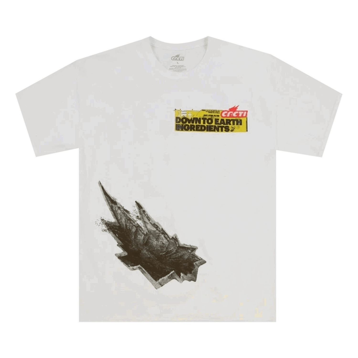Majica kratkih rukava Cactus Jack by Travis Scott Brace For Impact Tee Bijela | CACT SS13 WHIT, 0