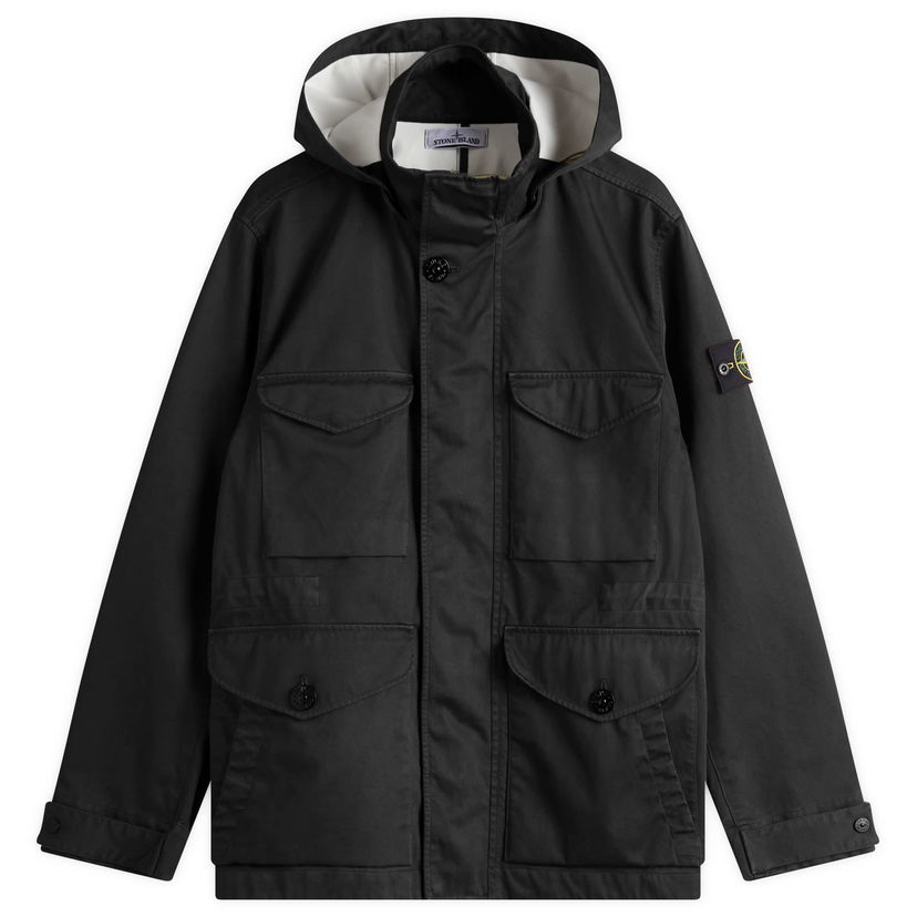 Parka Stone Island Raso Gommato 3L Field Jacket, Size Large Crna | K1S154100064-V0029