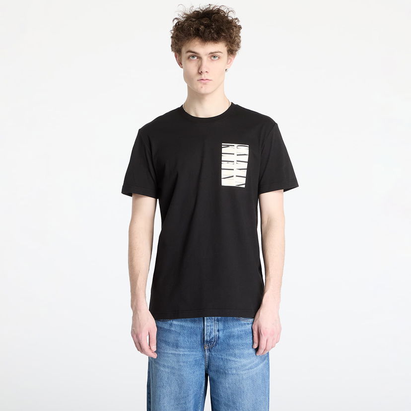 Majica kratkih rukava CALVIN KLEIN Calvin Klein Jeans Serif Box Graphic Tee Crna | J30J327474 BEH