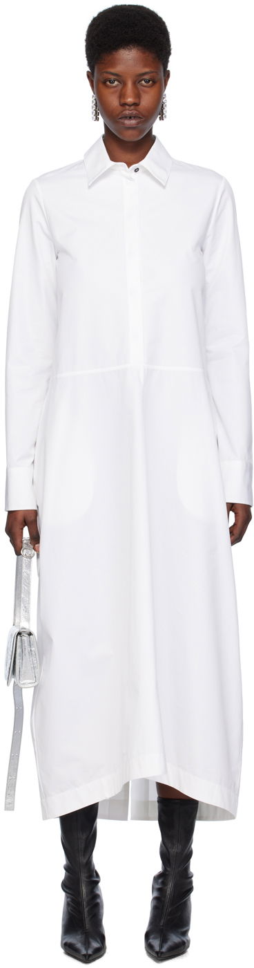 Haljina Jil Sander Dress Bijela | J04CT0005_J45002