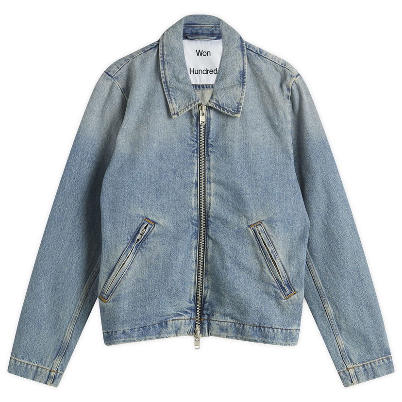 Jakna Won Hundred Men's Dutton Denim Jacket, Size Small Plava | 3753-15028