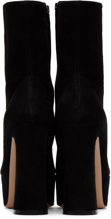 Tenisice i cipele Gianvito Rossi Suede Platform Ankle Boots Crna | G73174.70RIC.CAM, 1