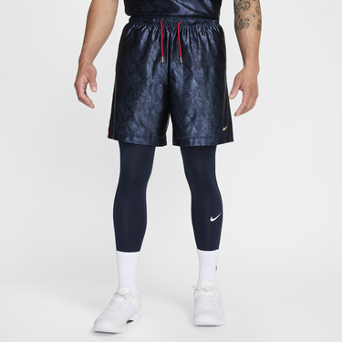Kratke hlače Nike KOBE BRYANT DRI-FIT STANDARD ISSUES REVERSIBLE 6INCH SHORTS, DARK OBSIDIAN/VARSITY RED/JERSEY GOLD Crna | FZ0932-475, 3