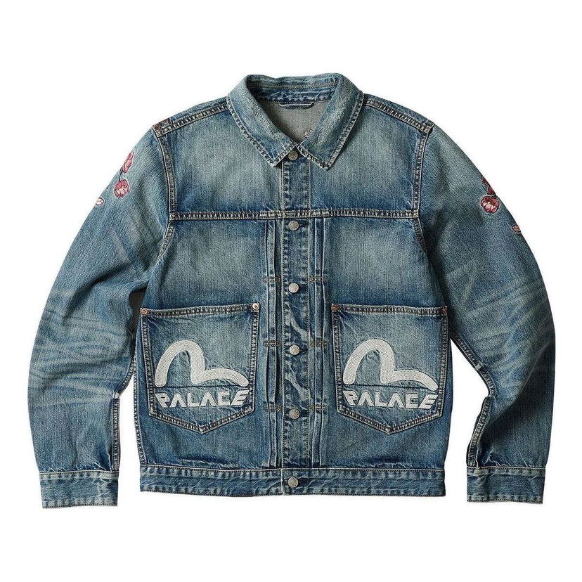Jakna Palace Evisu Type One Denim Jacket Plava | P24EVJK001