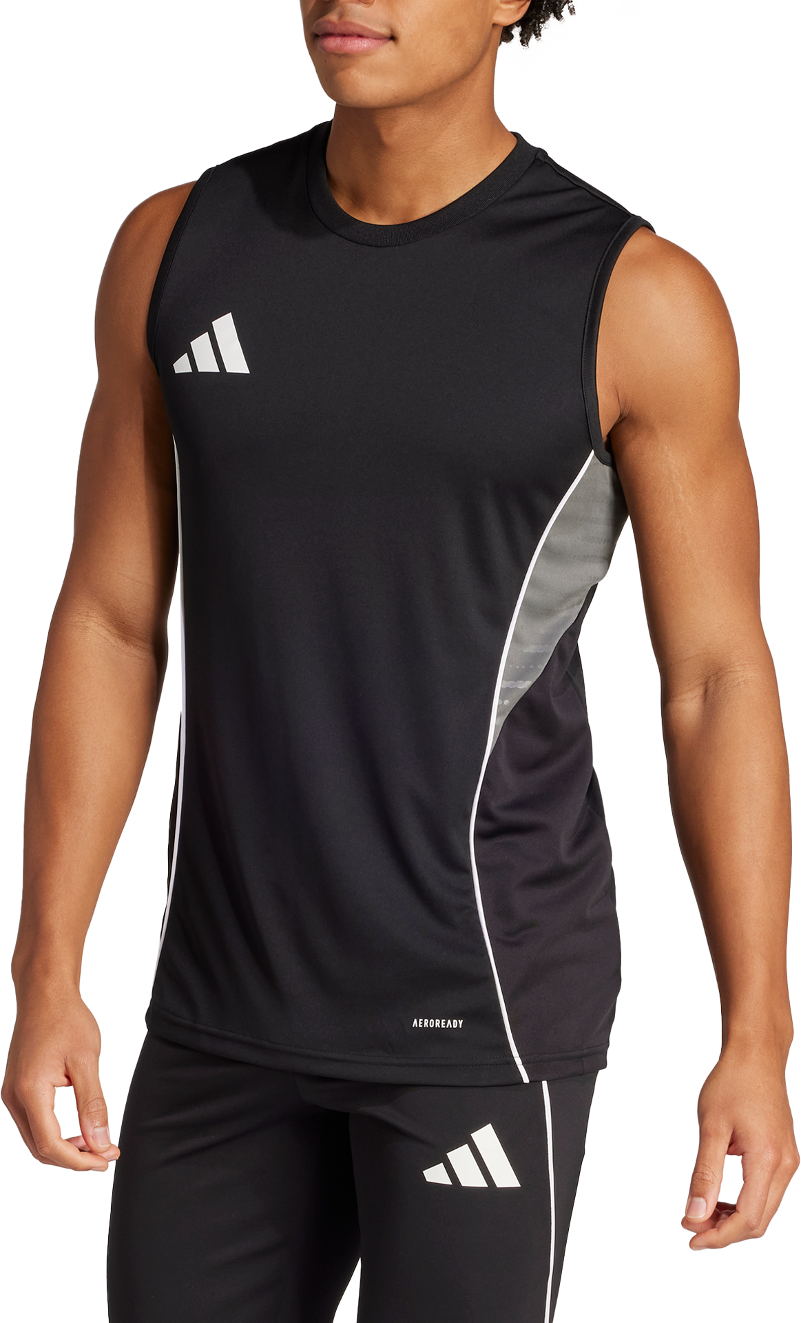 Majica bez rukava adidas Originals Adidas Tiro 25 Sleeveless Jersey Crna | jj1521, 0