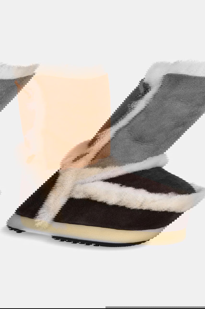 Tenisice i cipele Moon Boot Two-Tone Suede Snow Boots with Shearling Trim EVX PATCH Smeđa | 80D1470060.MM05, 0