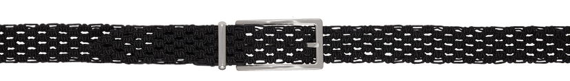 Pojasevi Bottega Veneta Bottega Veneta Macramé Belt Crna | 652903 V0HR1