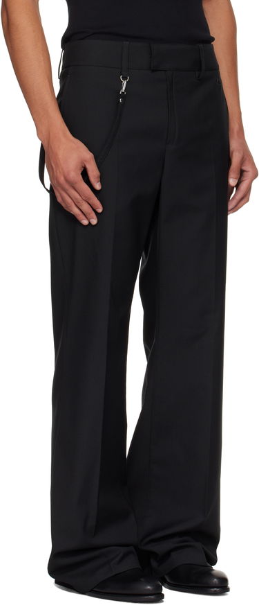 Hlače Courrèges Courrèges Light Twill Bootcut Trousers Crna | 325CPA412PL0222, 4