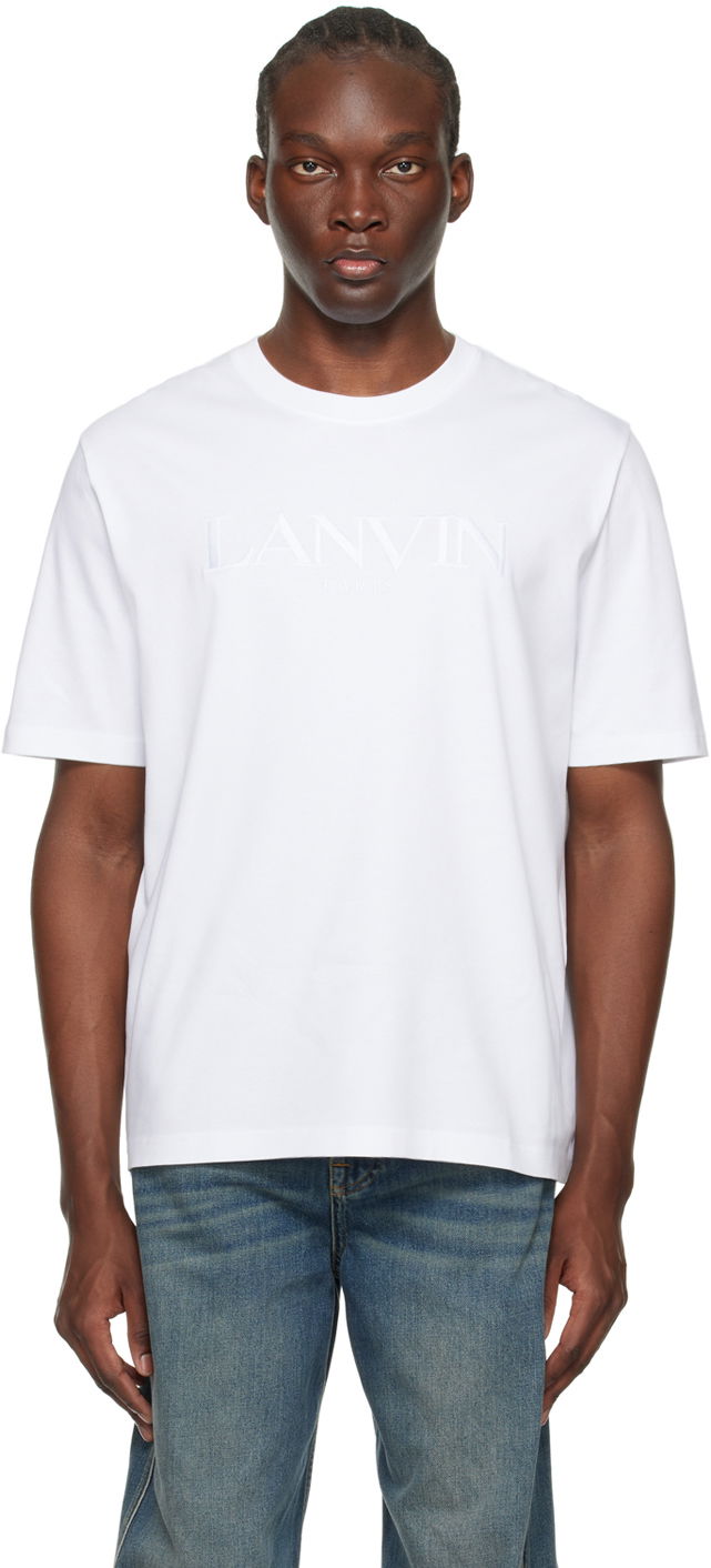 Majica kratkih rukava LANVIN Oversized T-Shirt Bijela | RM-TS0010-J208-P24