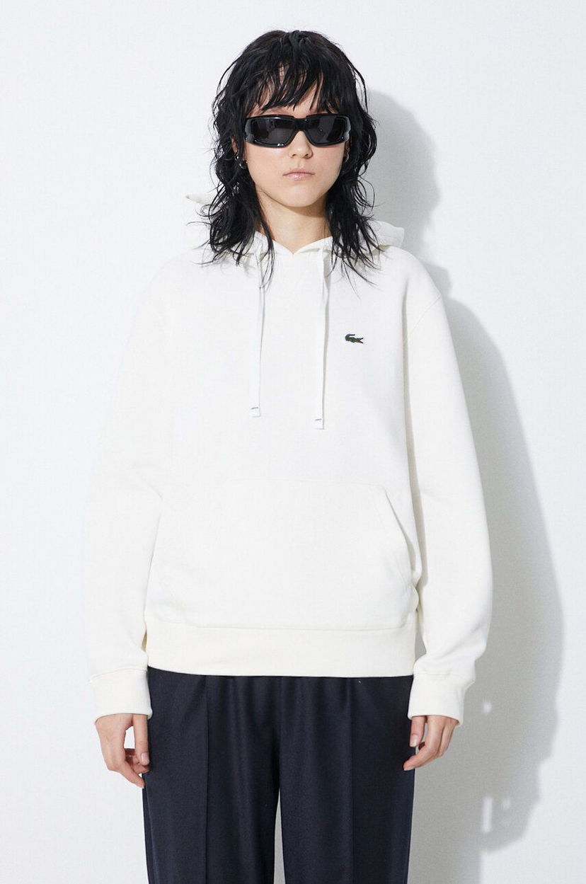 Dukserice Lacoste Lacoste Hoodie Bijela | SF8346