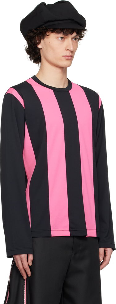 Majica kratkih rukava Comme des Garçons Comme des Garçons Homme Plus Jacquard Long Sleeve T-Shirt Ružičasta | PO-T011-051, 1