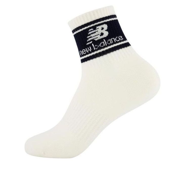 Čarape New Balance Logo Quarter Socks Bijela | LAS34409-WT