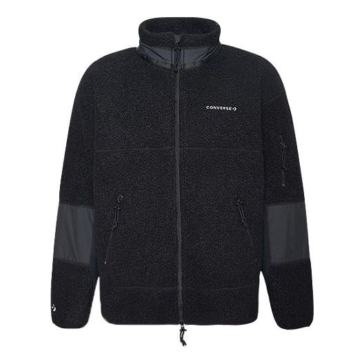 Džemper Converse Splicing Stand Collar Jacket Crna | 10018039-A01